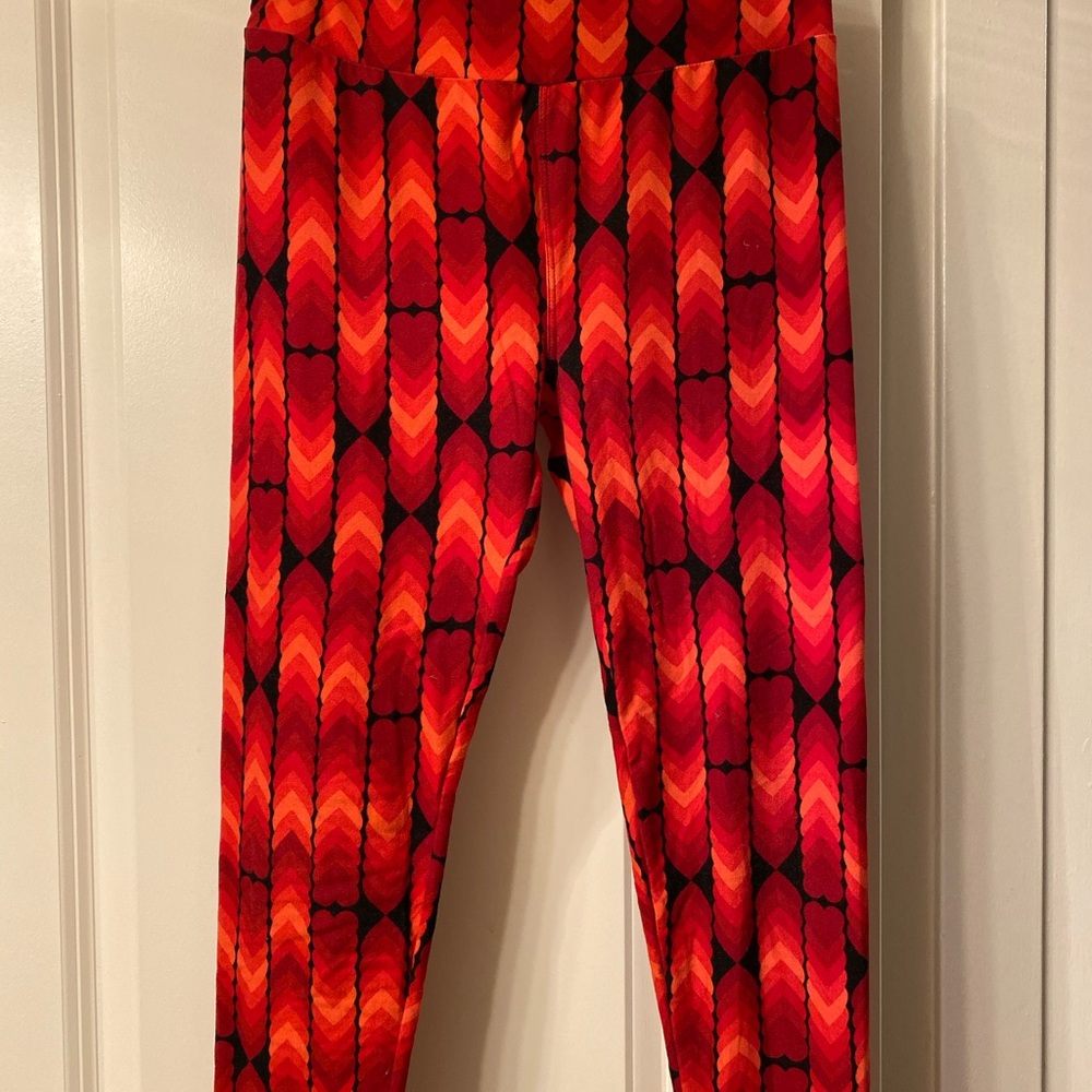 Hearts Leggings Super Soft Ladies